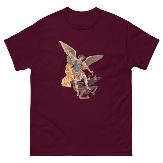 Archangel Michael/San Miguel Men's heavyweight tee