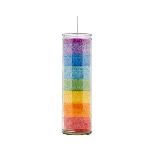 7 Color 7 Day Glass Candle