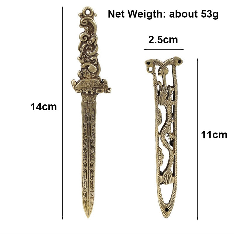 Antique Bronze Dragon Sword