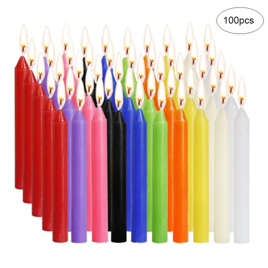 100pcs Colored Candles